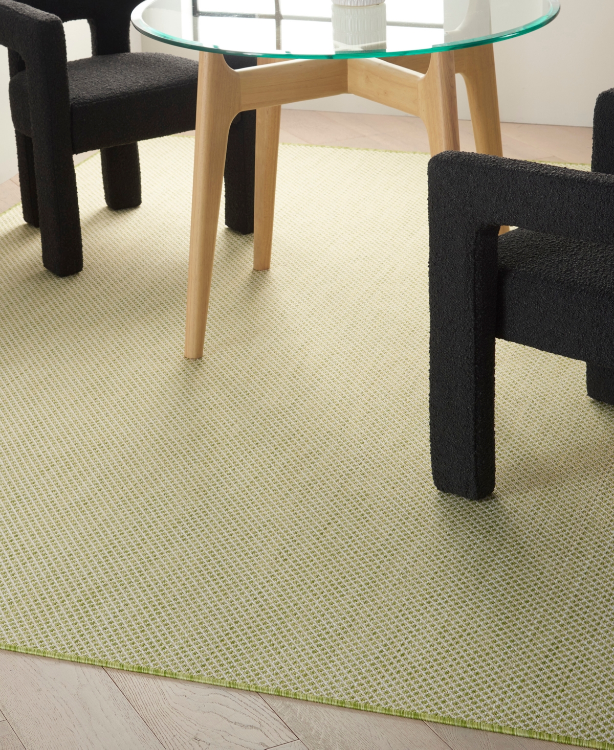 Nourison Home Courtyard Cou01 7'x10' Area Rug In Ivory,moss