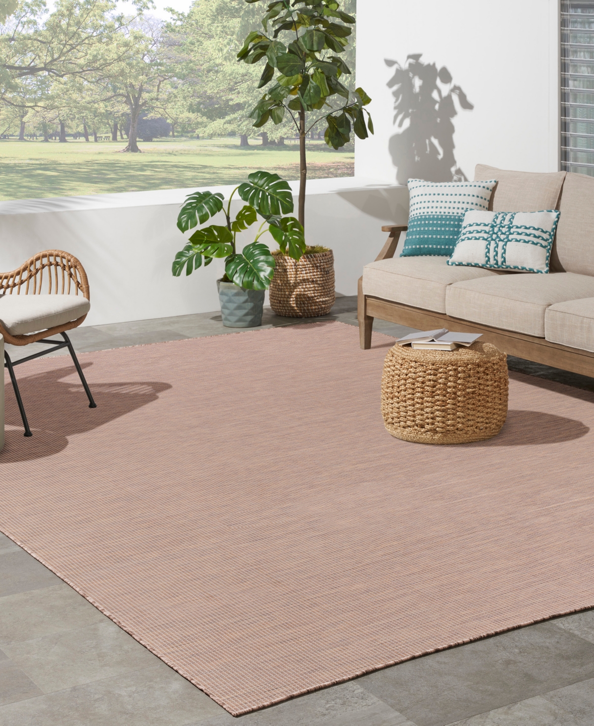 Nourison Home Positano Pos01 8'x10' Area Rug In Camel