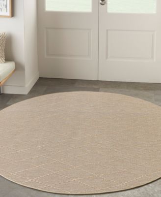 Washable Solutions WSL01 8'x8' Round Area Rug