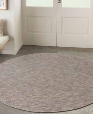 Washable Solutions WSL01 8'x8' Round Area Rug