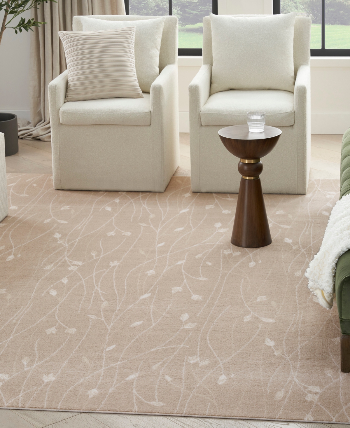 Nourison Home Grafix Grf15 7'10"x9'10" Area Rug In Beige