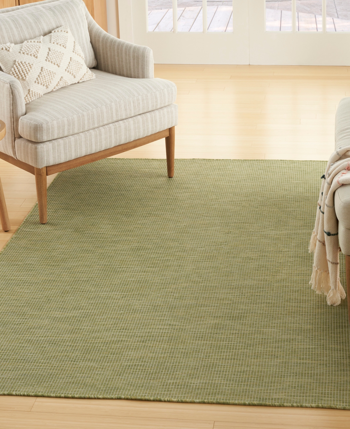 Nourison Home Positano Pos01 6'x9' Area Rug In Green