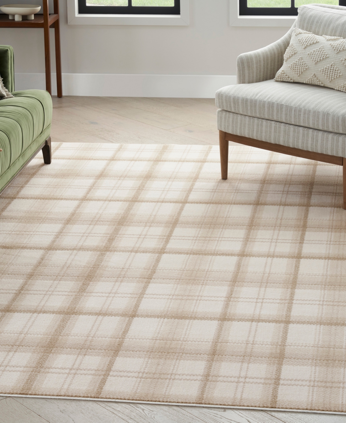 Nourison Home Grafix Grf03 7'10"x9'10" Area Rug In Ivory