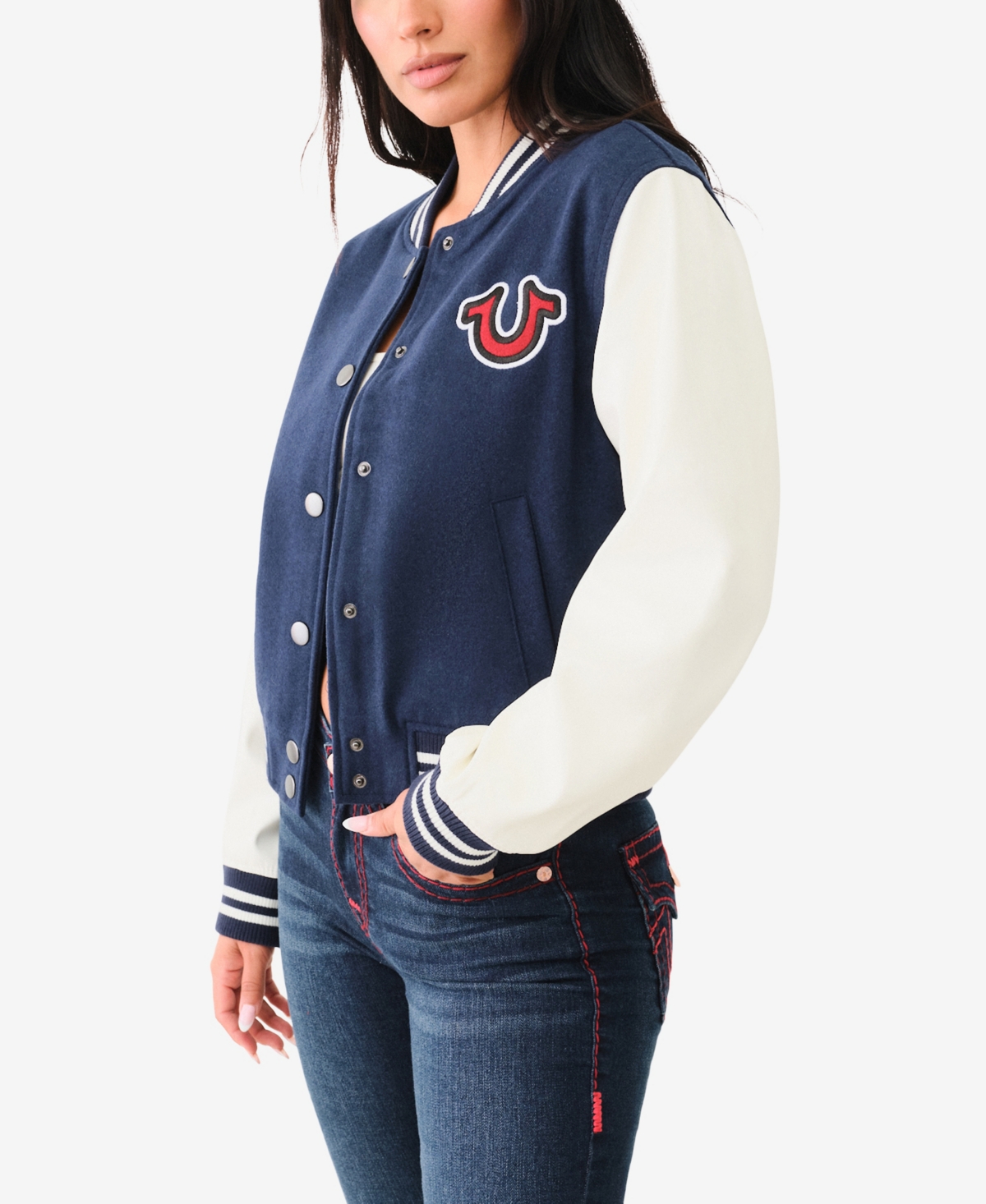True Religion Women's True Varsity Jacket