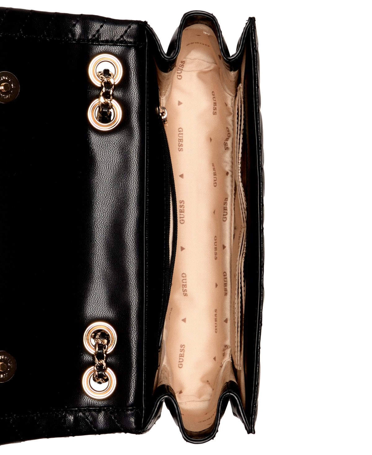 Guess Anning Quilted Convertible Crossbody Flap