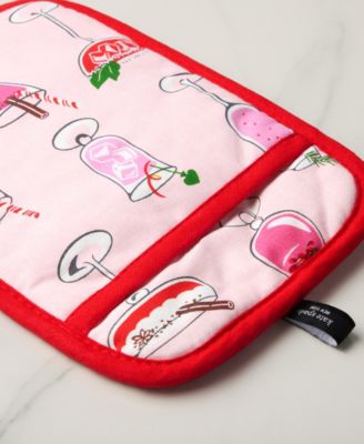 Holiday Cocktails Kitchen Towel, Oven Mitt & Potholder, Set of 4