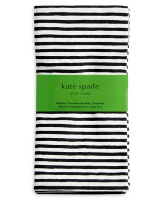 Hand Painted Shirting Stripe Napkin 20" x 20", Set of 4