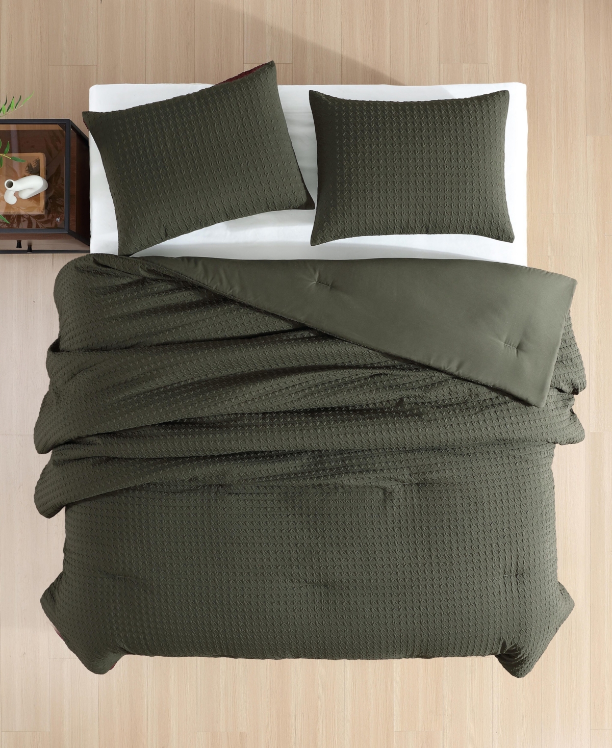 Kenneth Cole New York Houndstooth Embossed 3-Pc. Duvet Cover Set