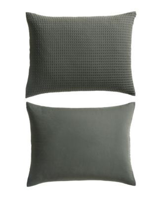 Solid Waffle 3-Pc. Duvet Cover Set, Full/Queen