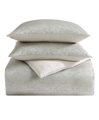 CLOSEOUT! Speckled Satin Weave 3-Pc. Duvet Cover Set, Queen