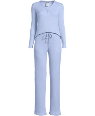Petite Cozy 2 Piece Pajama Set - Long Sleeve Top and Pants