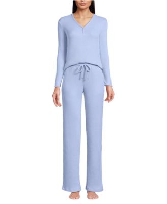 Women's Cozy 2 Piece Pajama Set - Long Sleeve Top and Pants
