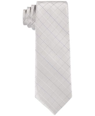 Calvin Klein - Big Boys Etched Grid Necktie