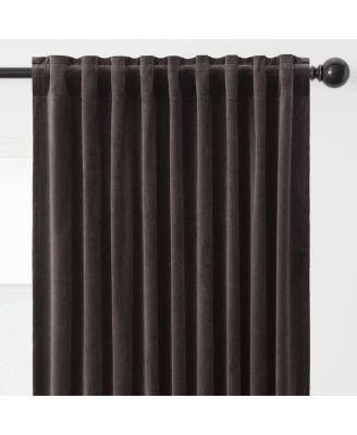 Premium 2-Panel Blackout Velvet Curtains - Classy & Solid Drapes for Living Room or Bedroom - 52" x 63" - Golden