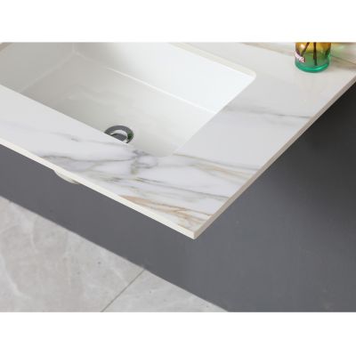31" Marble Vanity Top with Sink and Backsplash