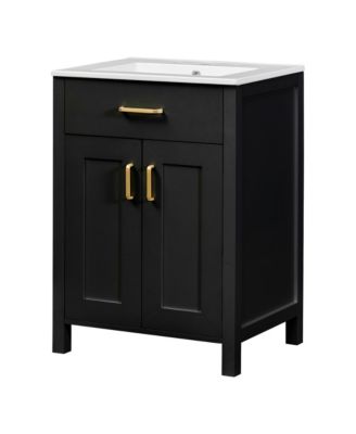  24" Bathroom Vanity Combo with Ceramic Sink