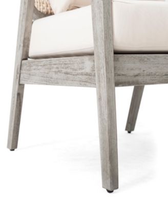 Streamdale Acacia Patio Club Chair with Waterproof Cushion