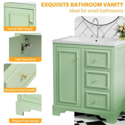 29" solid wood Bathroom Vanity