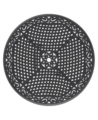 (Cushions In Random Colors)7-Piece Set Of Cast Aluminum Patio Furniture With Cushions