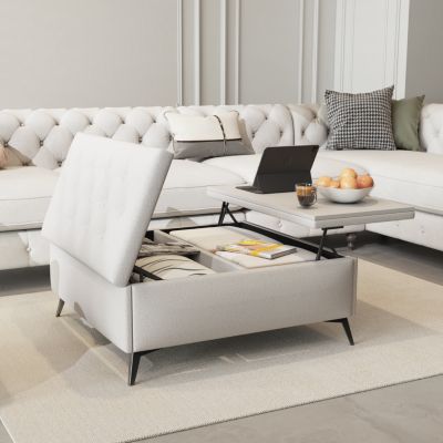 Streamdale Oversized Upholstered Storage Bench with Lift-Top
