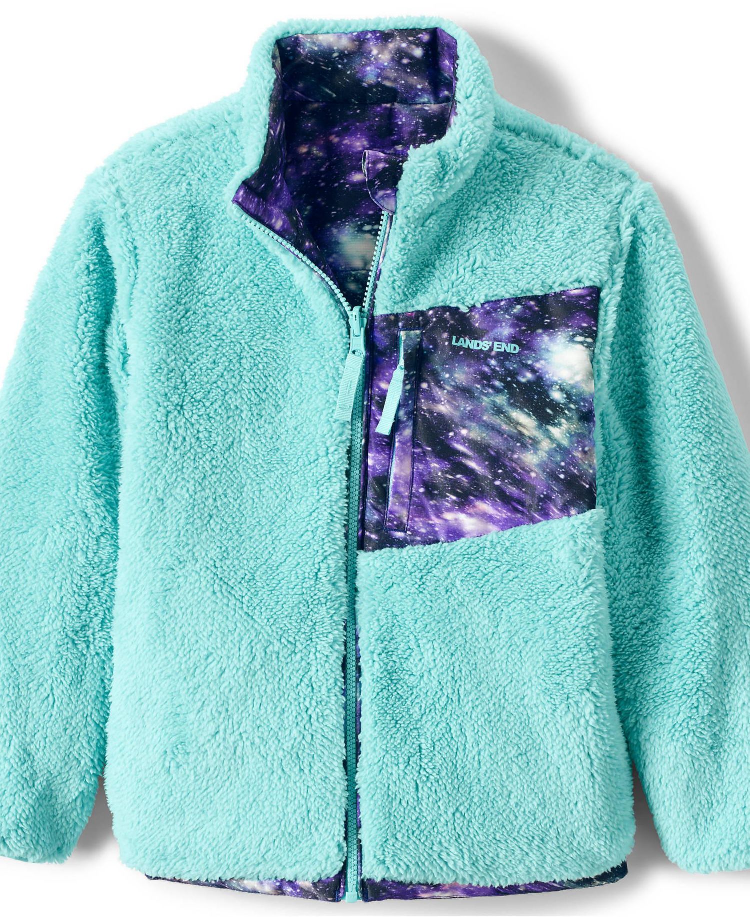 Boys Reversible Fleece Puffer Jacket