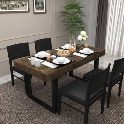  Extendable Dining Table, Modern Farmhouse