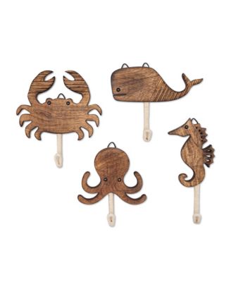 Crane Baby - Infants Cove Sea Life Motifs Wall Decor, 4-Pc. Set