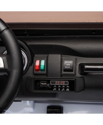 24V Two-seater Kids Ride On Car W/Parents Remote Control, Licensed Toyota LC250,110w Motors, With Shovel, Three-point Seat Belt, Slow Start, Speed adjustment, Bluetooth, Music for Kids Aged 3+.