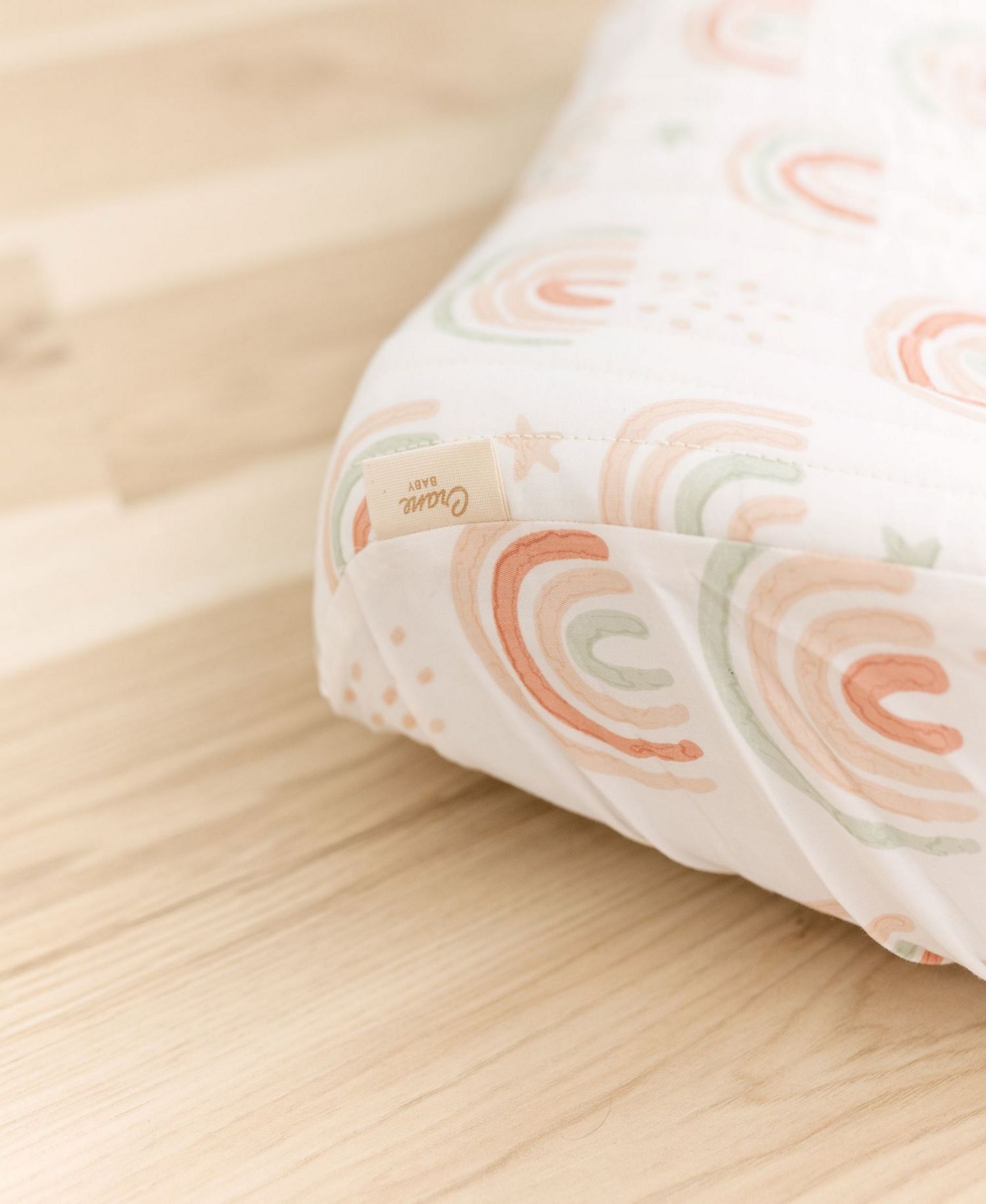 Infants Parker Quilted Rainbow Change Pad Cover