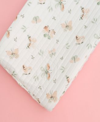 Infants Parker Quilted Butterfly Change Pad Cover