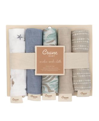 Infants Cove Sea Life Wash Cloths, 5-Piece Set