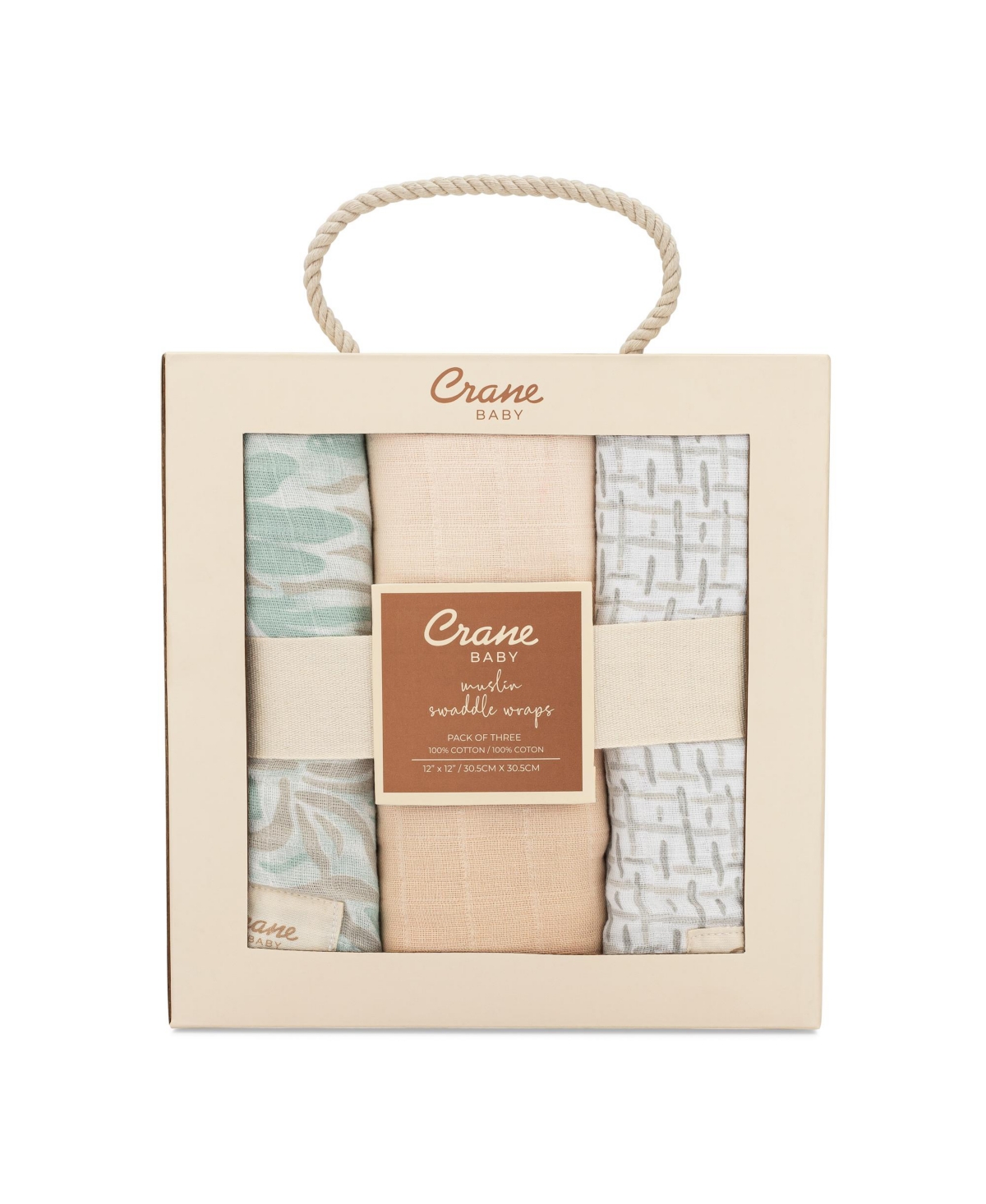 Crane Baby Infants Cove Beach Life Swaddle, 3-piece Set In Blue