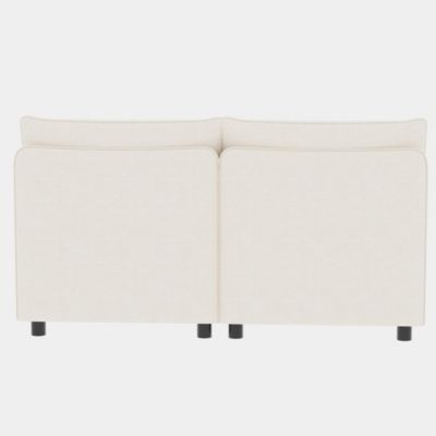 Love Seat Couches, Chaise Longue Mid Century Modern Sofa Couch With Storage for Small Spaces, Living Room, Bedroom