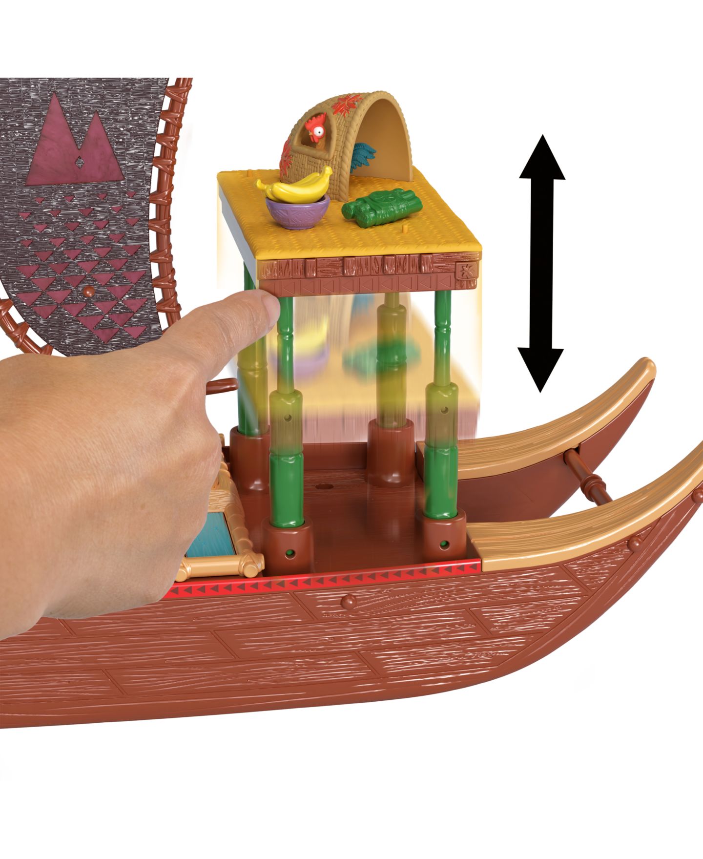 Детский игровой набор Disney Princess Moana 2 Adventure Canoe Playset — фото 8