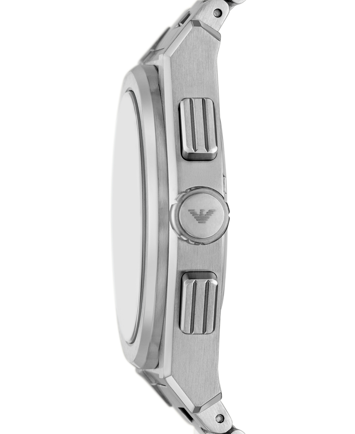 Emporio Armani Men's Chronograph Stainless Steel Bracelet Watch 43mm - Silver-tone