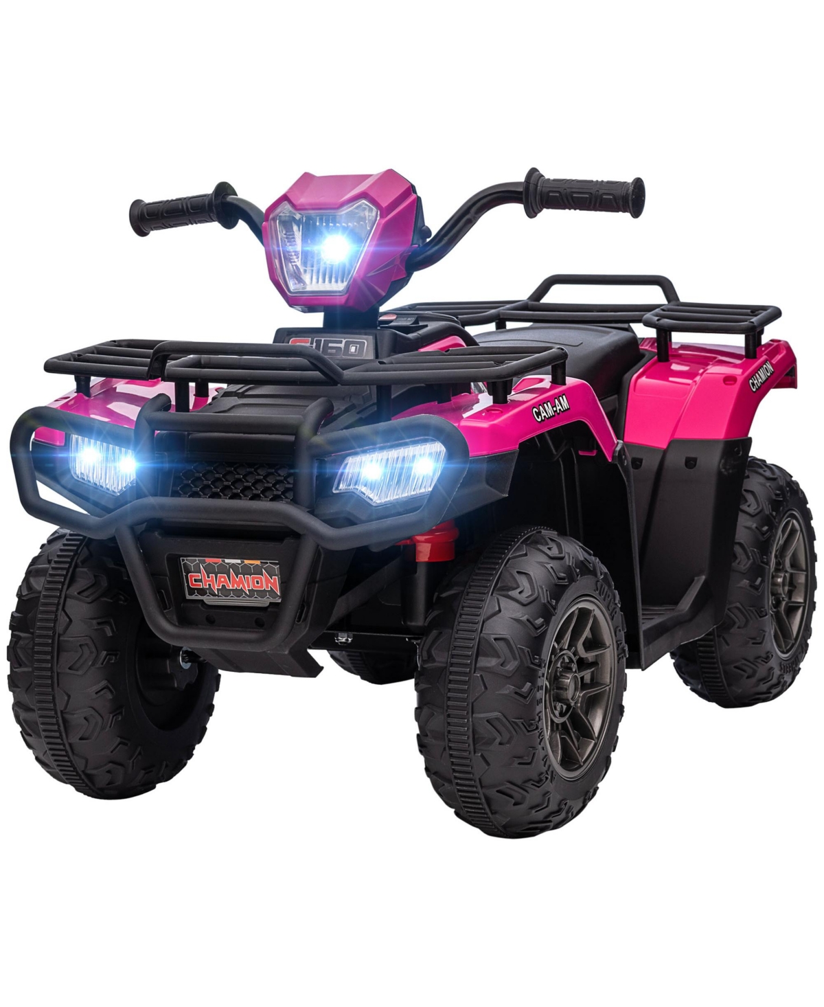 Streamdale Furniture 12V Kids Atv Battery-Operated with Aux Port & Usb, Kids 4 Wheeler with Tough Wear-Resistant Tread, Electric Four Wheeler Kids Rid