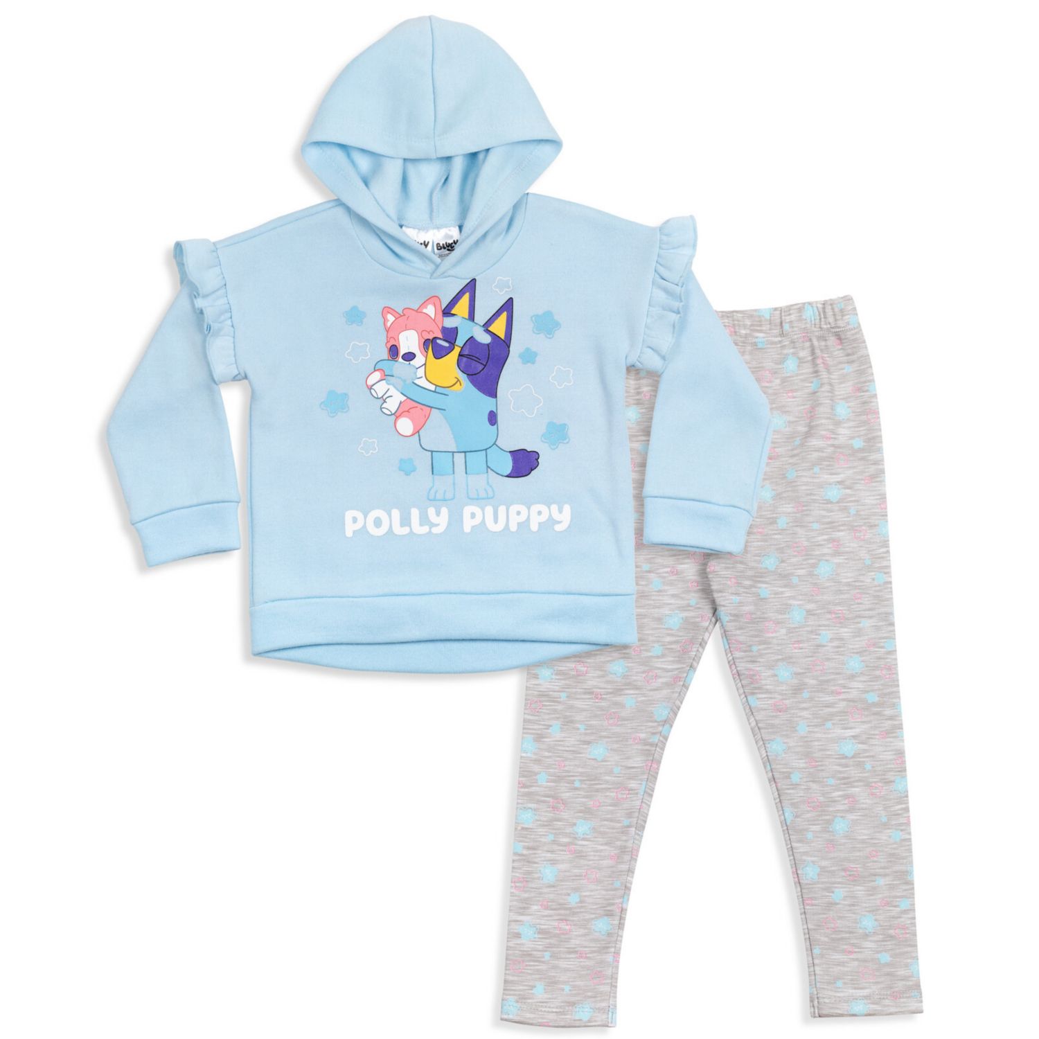 Big Girls 2-Piece Hoodie and Leggings Set