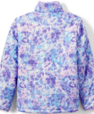 Girls Reversible Fleece Puffer Jacket