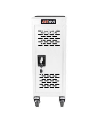 16-Compartment Charging Cabinet for Laptops