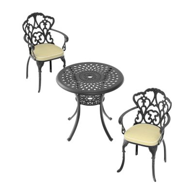 Streamdale 3-Piece Aluminum Patio Set with Cushions