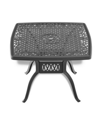 (Cushions In Random Colors)5-Piece Set Of Cast Aluminum Patio Furniture With Cushions