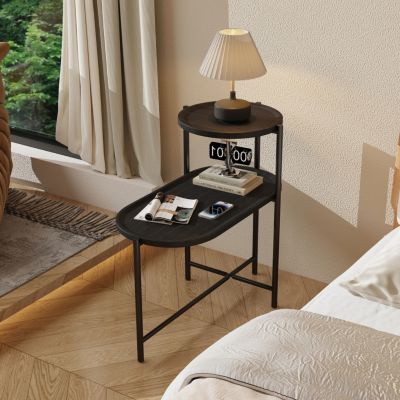 Streamdale Oval Coffee Table with Tray & Storage