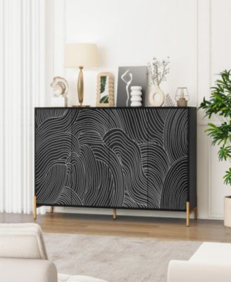 4-Door Storage Sideboard for Living/Dining Rooms