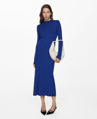 mango knitted perkins neck dress Women's sportshirts