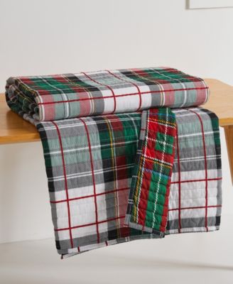 Spencer Plaid Reversible Quilted Throw, 50" x 60"