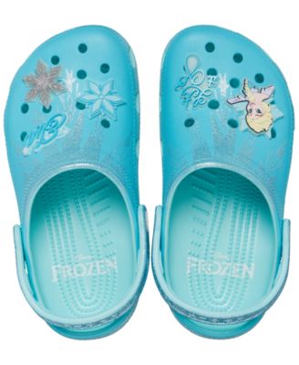 x Frozen Little Girls Elsa Classic Clogs from Finish Line