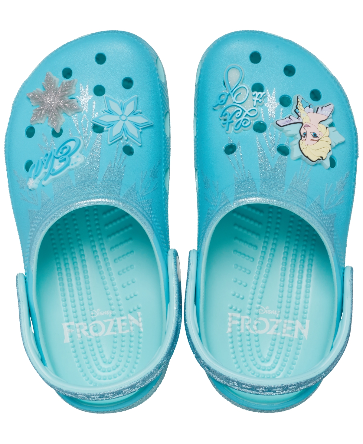 Crocs x Frozen Little Girls Elsa Classic Clogs from Finish Line