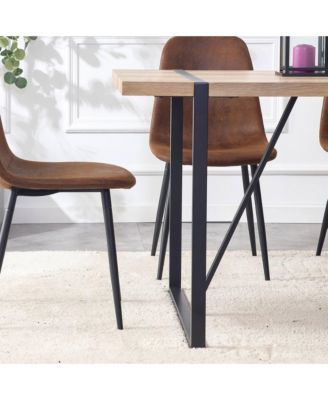 Streamdale Rustic Industrial Dining Table (55x31x30in