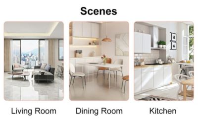 Modern Round Glass Table, Gold Legs