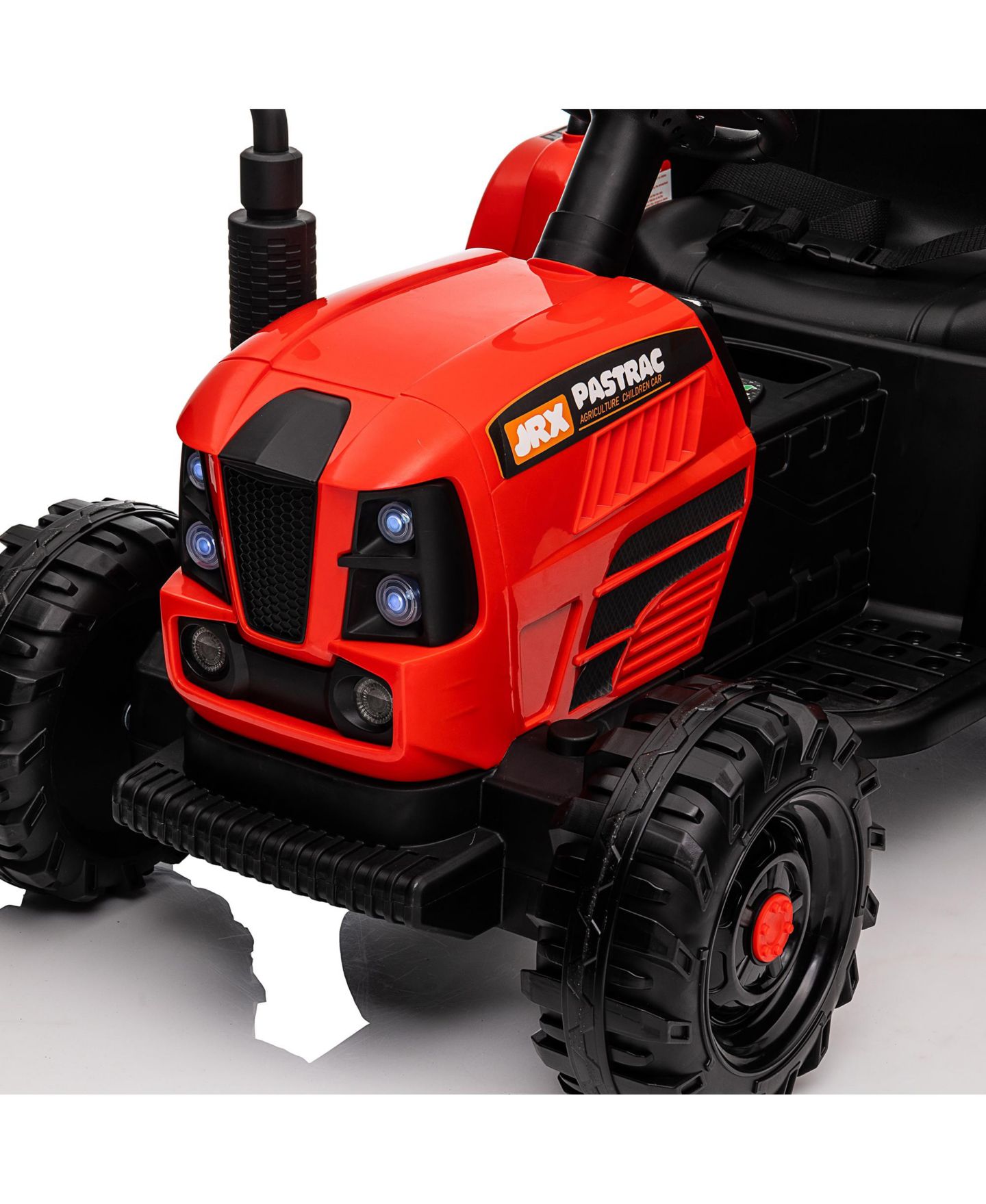 Детская игрушка Streamdale Furniture Streamdale 24V Electric Ride On Tractor with Trailer and Remote, цвет: Красный — фото 2